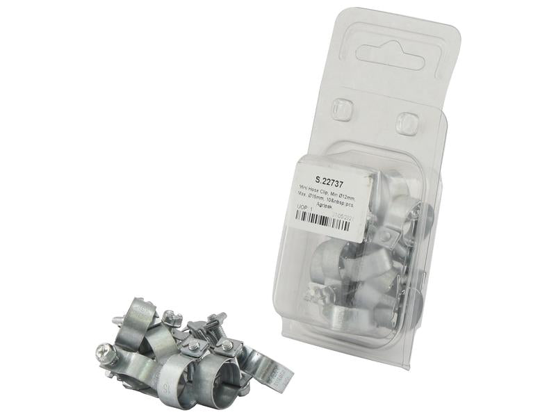 Agripak 10 un. Mini abraçadeira, 14 - 15mm (S.22737)