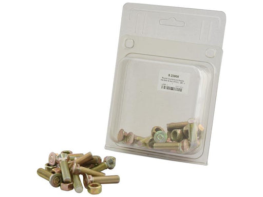 Parafuso c/porca - 3/8'' x 1-1/2'' Resistência à tração 8.8 (10 un. Agripak) (S.22908)