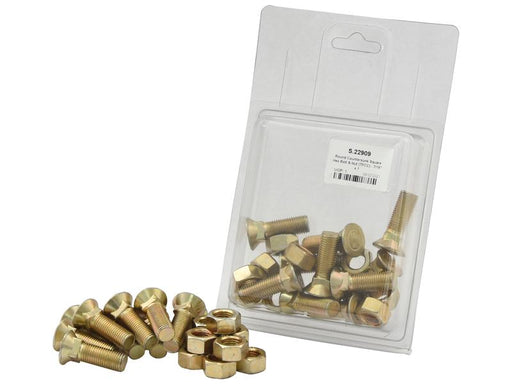 Parafuso c/porca - 7/16'' x 1-3/8'' Resistência à tração 8.8 (10 un. Agripak) (S.22909)