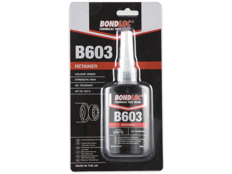 BondLoc B603 - Retentor - Tolerante A Óleo - 50ml (S.24095)