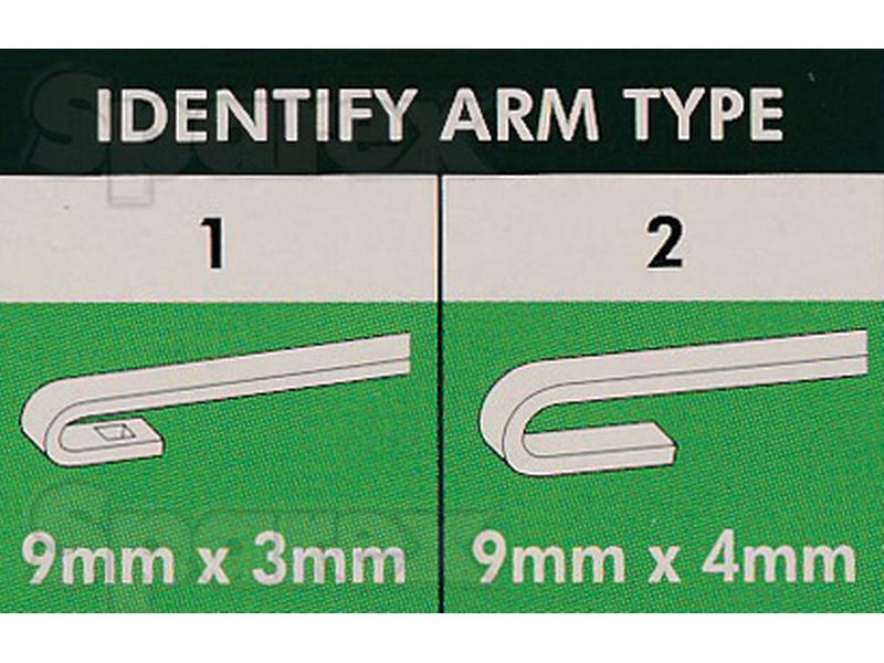Escova limpa vidros - 22'' (550mm) (S.25379)