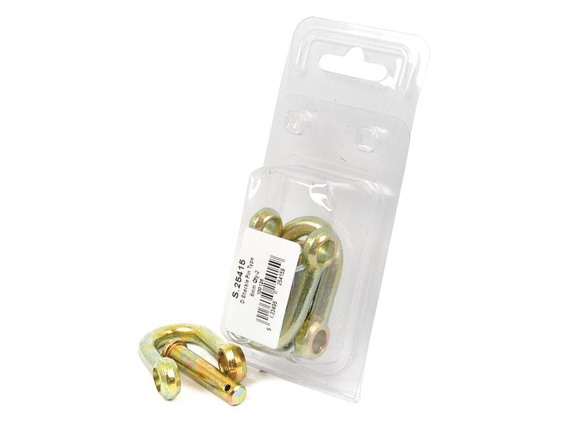 Agripak 2 un. Manilha 8mm Largura da maxila 13mm (S.25415)