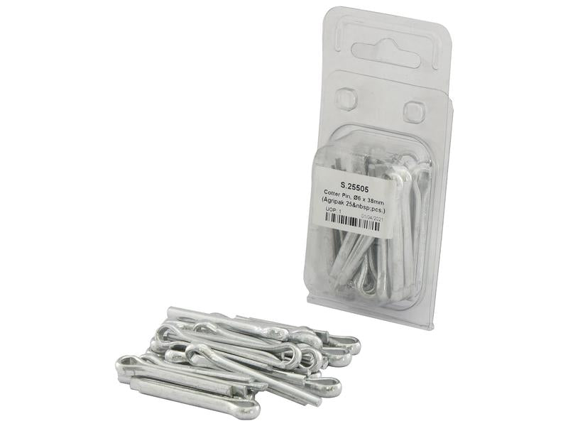 Agripak 25 un. troço 6 x 38mm (S.25505)