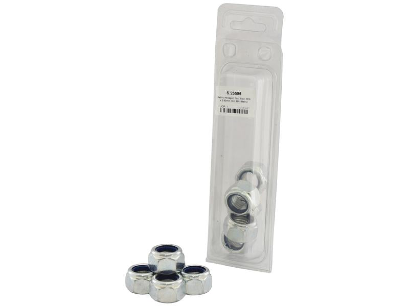 Porca métrica, Tamanho da rosca: M18x2.50mm (DIN 985) Metric Coarse (S.25596)