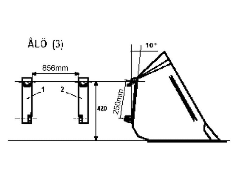 Suporte, para: Quicke No.3, ALO: Quicke (S.25624)