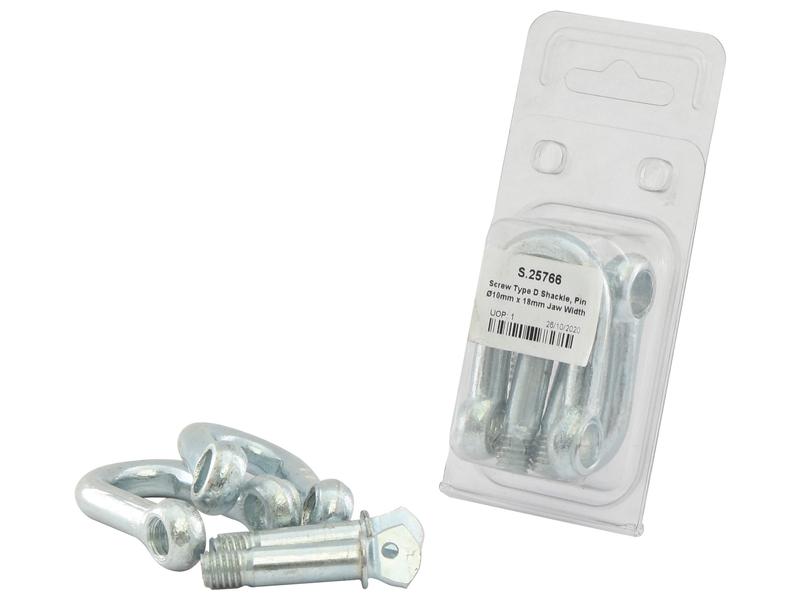 Agripak 2 un. Manilha Cavilha Ø10x18mm (S.25766)