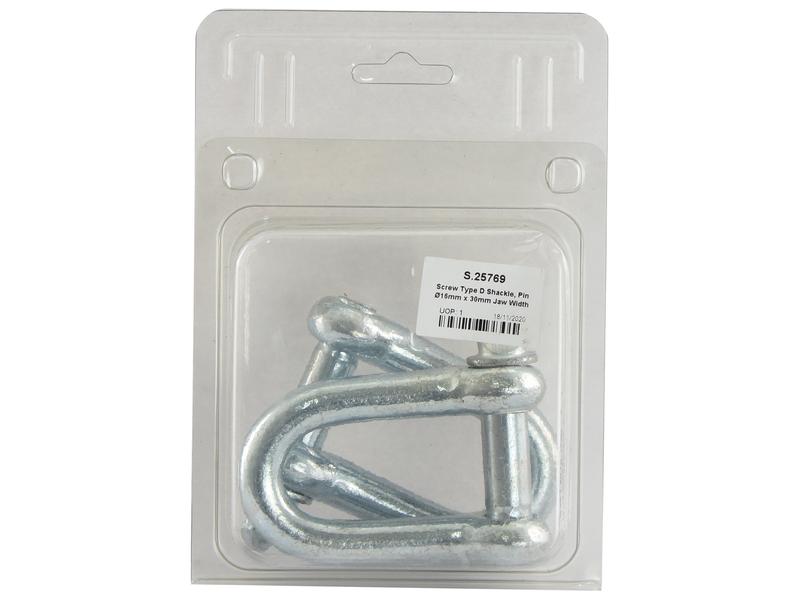 Agripak 2 un. Manilha Cavilha Ø16x30mm (S.25769)