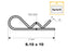 Agripak 10 un. cavilhas tipo R, 3 x 66mm (S.25810)