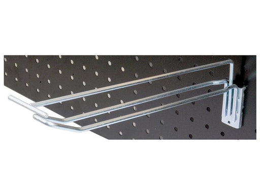 Gancho Euro com suporte de etiqueta de código de barras, fornecido com tag swing de plástico - 300mm (S.25819)