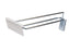 Gancho Euro com suporte de etiqueta de código de barras, fornecido com tag swing de plástico - 300mm (S.25819)