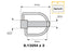 Agripak 2 un. Cavilha estabilizador 14mm x 67mm (S.25862)