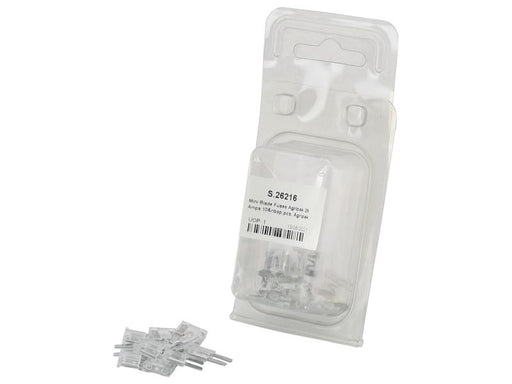 Agripak 10 un. fusiveis placa mini 25A branco Transparente (S.26216)