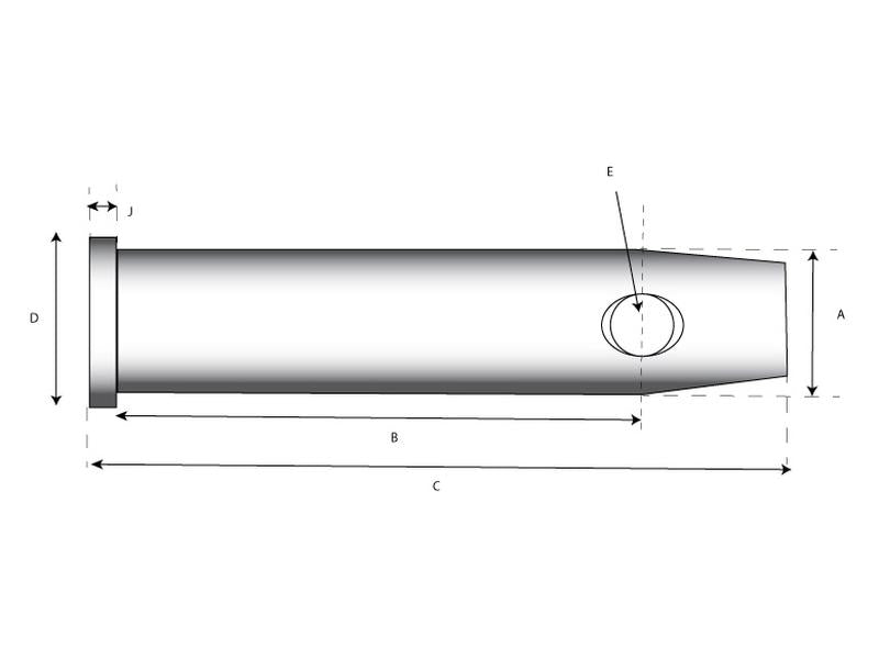 Cavilha 19x76mm Cat.1 (Ø19mm) (S.2630)