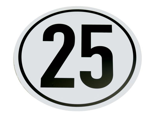SPEED STICKER 25KM/H (S.26381)