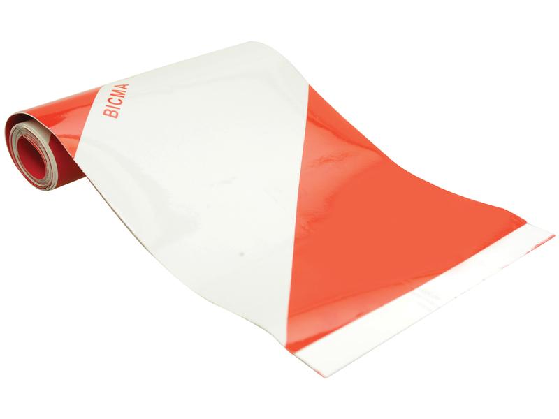 Agripak vermelha e branca Fita reflectora (S.26400)