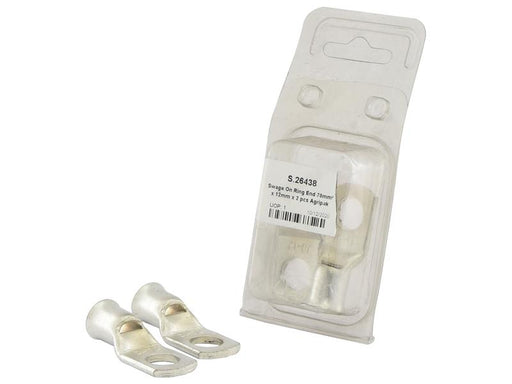 Terminal massa 70mmØ x 13mm x 2 un. Agripak (S.26438)