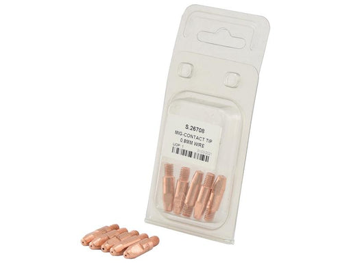 Agripak 5 un. MIG Contact Tip 0.8mm (S.26708)