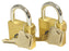 Squire Solid Brass Lion Range Padlock - Brass, Largura da estrutura em: 39.5mm (Classificação de segurança: 3) (S.26760)