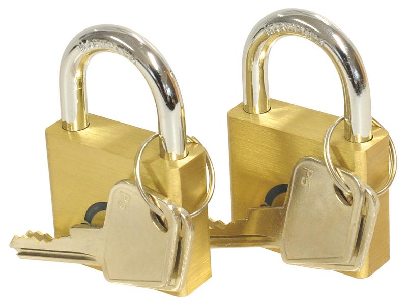 Squire Solid Brass Lion Range Padlock - Brass, Largura da estrutura em: 39.5mm (Classificação de segurança: 3) (S.26760)