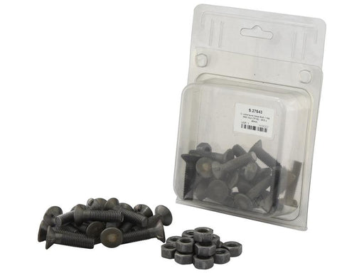 Parafuso c/porca - M10 x 40mm, Resistência à tração 8.8 (14 un. Agripak) (S.27543)