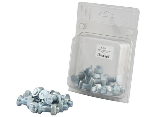 Parafuso c/porca - M12 x 35mm, Resistência à tração 8.8 (12 un. Agripak) (S.27554)