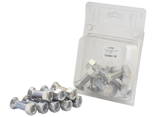 Parafuso c/porca - M14 x 45mm, Resistência à tração 8.8 (8 un. Agripak) (S.27561)