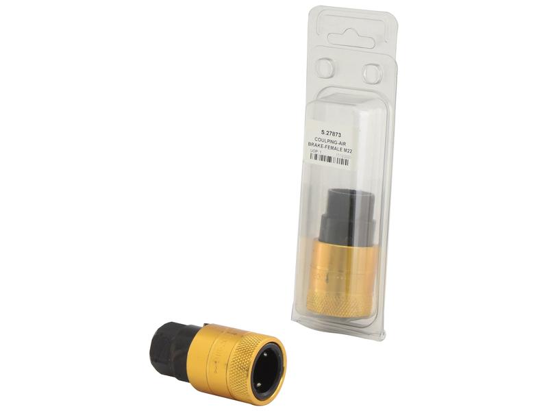 Agripak Valvula travão Amarela M22 x 1.50mm Fêmea (S.27873)