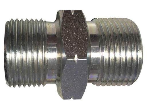 Adaptador hidráulico M27 x 2.00 Métrica Macho x 3/4'' BSP Macho (S.28260)