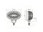 Farol de trabalho LED, 2400 Lumens, 10-30V (S.28767)