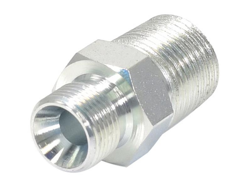 Adaptador hidráulico 3/8'' BSP Macho x 1/2'' BSPT Macho (S.3034)