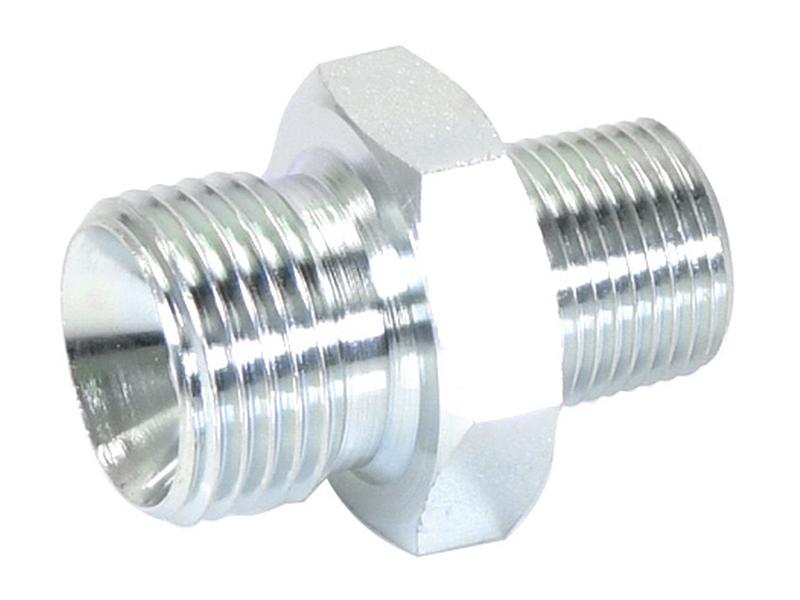 Adaptador hidráulico 1/2'' BSP Macho x 3/8'' BSPT Macho (S.3035)