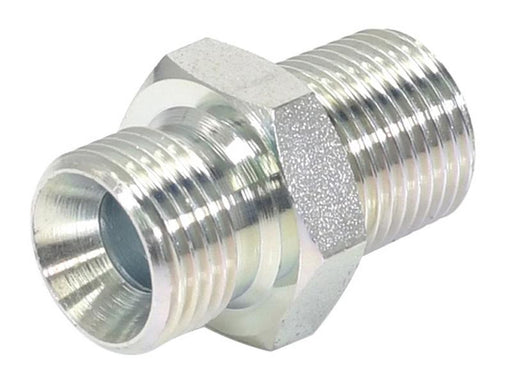 Adaptador hidráulico 1/2'' BSP Macho x 1/2'' BSPT Macho (S.3036)