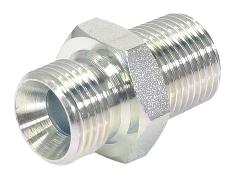 Adaptador hidráulico 1/2'' BSP Macho x 1/2'' BSPT Macho (S.3036)