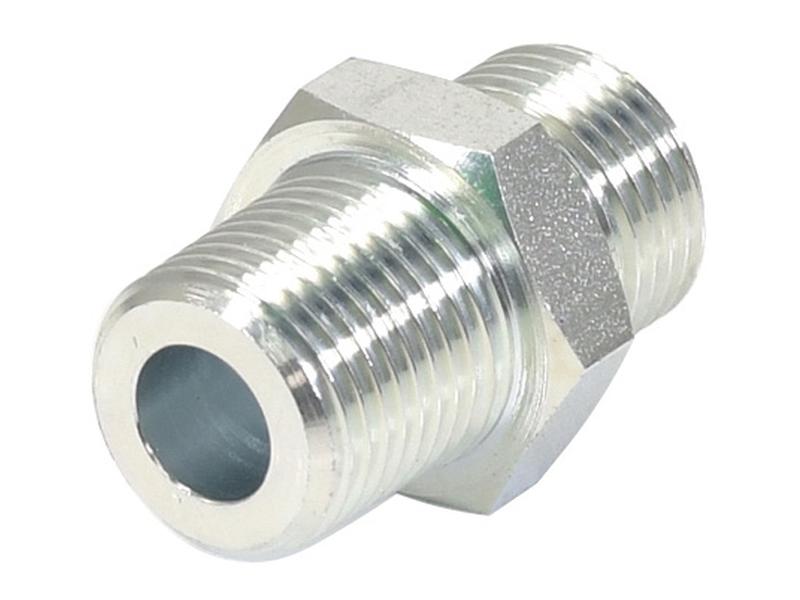 Adaptador hidráulico 1/2'' BSP Macho x 1/2'' BSPT Macho (S.3036)