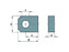 WELDABLE LOCKING PLATE 16X20MM (S.31210)
