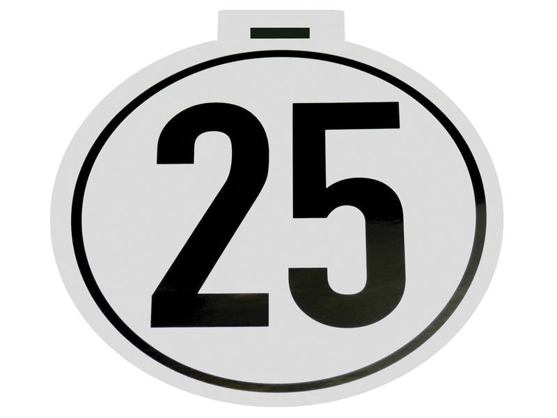 Sinal 25Km/h (S.31363)