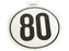 Sinal 80Km/h (S.31365)
