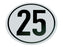 Sinal 25Km/h (S.31373)