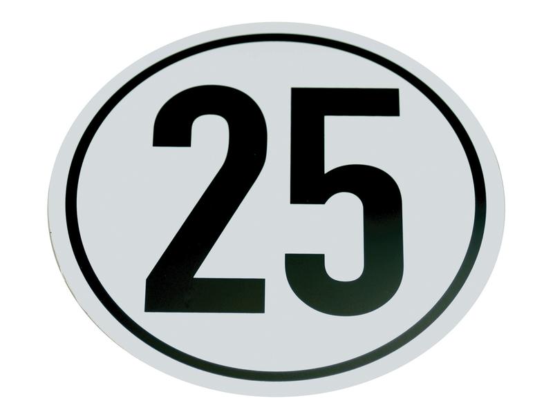Sinal 25Km/h (S.31373)