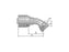 Parker JIC 37° Racord 1/2'' x 7/8'' - 14TPI Fêmea 135° (S.3241408)