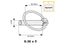 Agripak 5 un. Cavilha de mola 9mm x 44.5mm (S.3269)