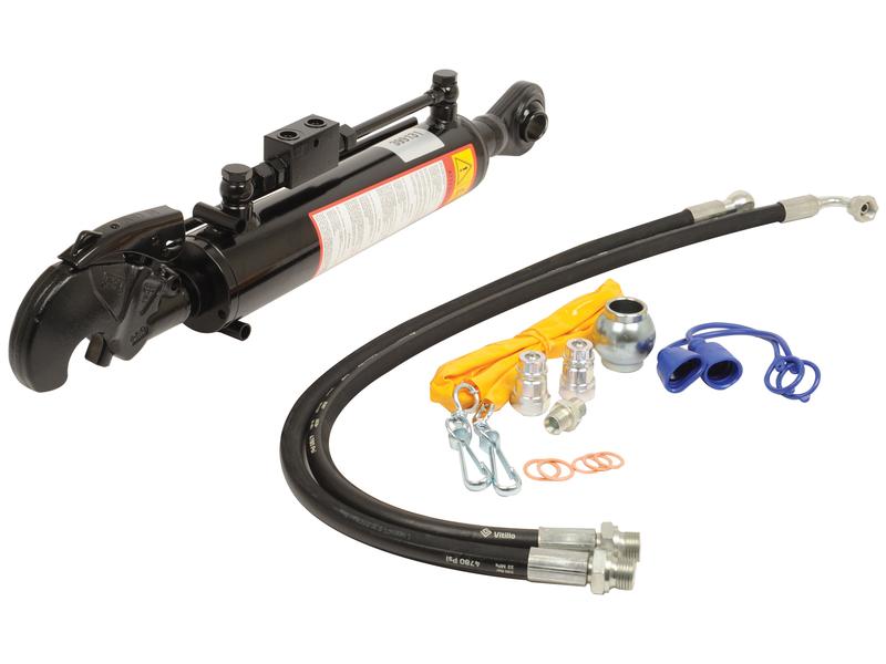 3º Ponto Hidraulico (Cat.2/2 (Ø25/25mm)) Olhal e Q.R CBM Gancho, Diametro interno Cilindro: 63mm, Comprimento minimo : 585mm. (S.331301)