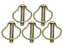 Agripak 5 un. Cavilha mola tipo Pêra 9.5mm x 44.5mm (S.3335)