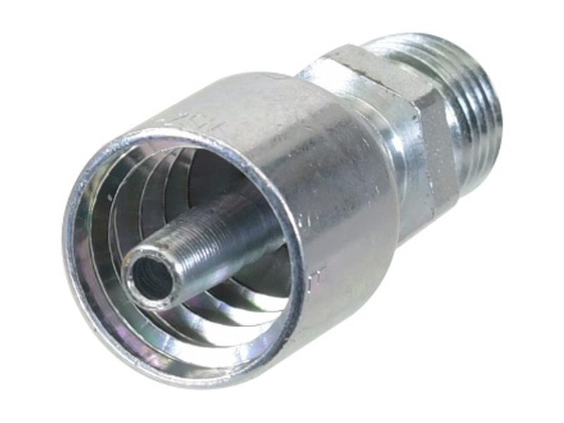 Parker Métrico 24° Racord 1/4'' x M16 x 1.50 (8S) Macho Direita (S.3411604)