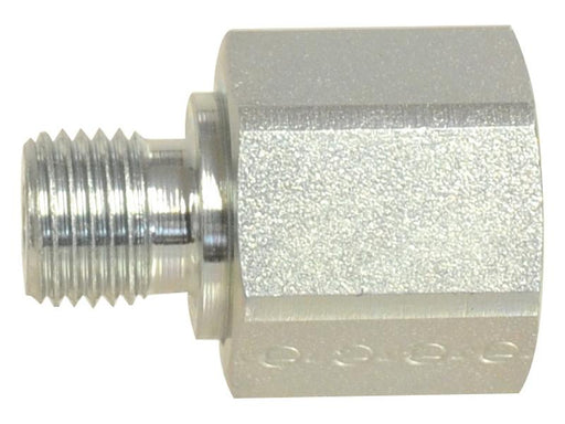 Hydraulic Metal Pipe Thread Reducer 1/4''BSP Externalthread 3/8''BSP Inner thread (S.34326)