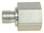 Hydraulic Metal Pipe Thread Reducer 1/4''BSP Externalthread 3/8''BSP Inner thread (S.34326)