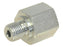 Hydraulic Metal Pipe Thread Reducer 1/4''BSP Externalthread 3/8''BSP Inner thread (S.34326)