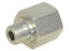 Hydraulic Metal Pipe Thread Reducer 3/8''BSP Externalthread 1/2''BSP Inner thread (S.34329)