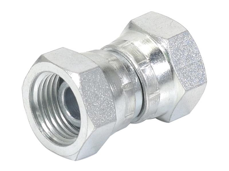 Adaptador hidráulico 1/2'' BSP Fêmea giratória x 1/2'' BSP Fêmea giratória (S.3452)