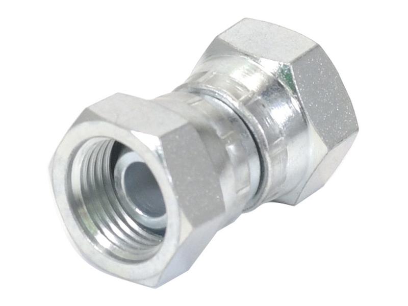 Adaptador hidráulico 1/2'' BSP Fêmea giratória x 1/2'' BSP Fêmea giratória (S.3452)